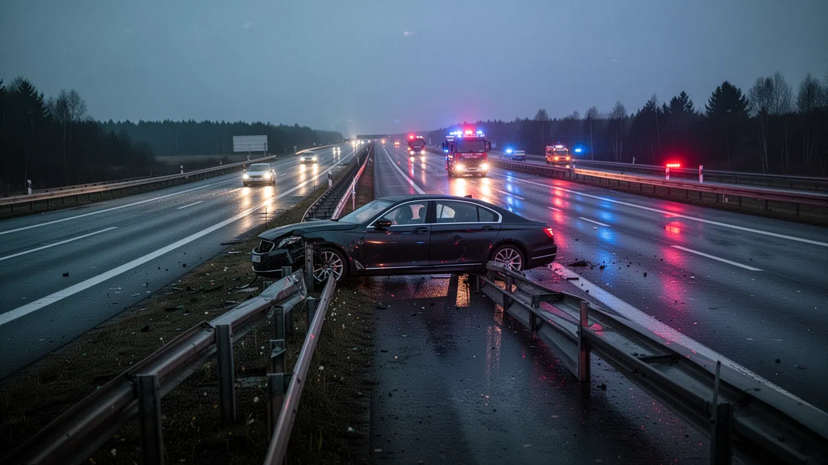 Wirtschaftsminister Blank nach schwerem Autobahn-Crash in Lebensgefahr - Foto: über boerse-global.de