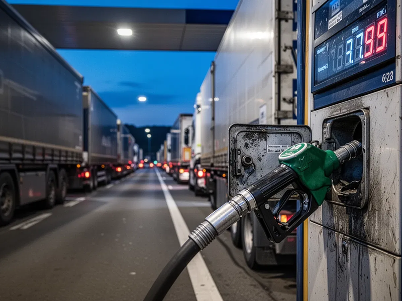 Dieselpreis-Explosion bedroht Deutschlands Versorgungsketten - Foto: über boerse-global.de