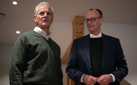 Gleich nach der Ankunft traf sich der Kanzler mit Norwegens Regierungschef zum Vier-Augen-Gespräch. - Foto: Soeren Stache/dpa