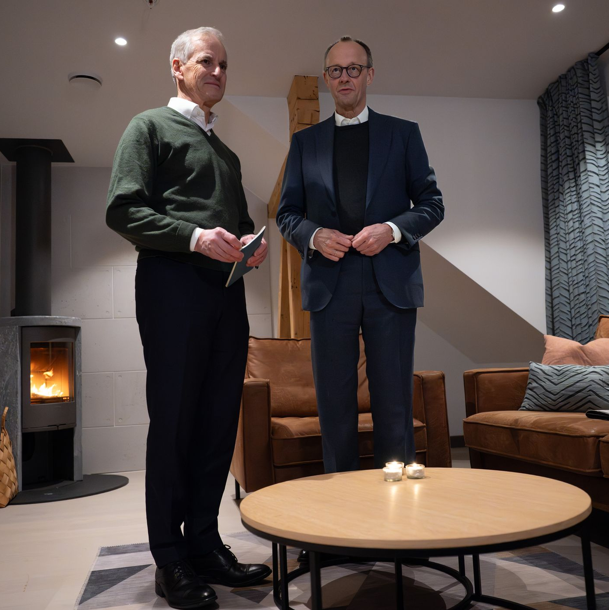 Bei einem Treffen von Merz, Støre und Carney soll es auch um ein milliardenschweres Rüstungsprojekt gehen.  - Foto: Soeren Stache/dpa