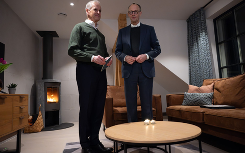 Bei einem Treffen von Merz, Støre und Carney soll es auch um ein milliardenschweres Rüstungsprojekt gehen.  - Foto: Soeren Stache/dpa