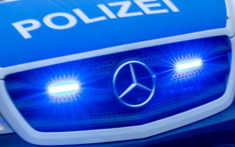Die Polizei brachte zwei Leitern mit. (Symbolbild) - Foto: Jens Büttner/dpa