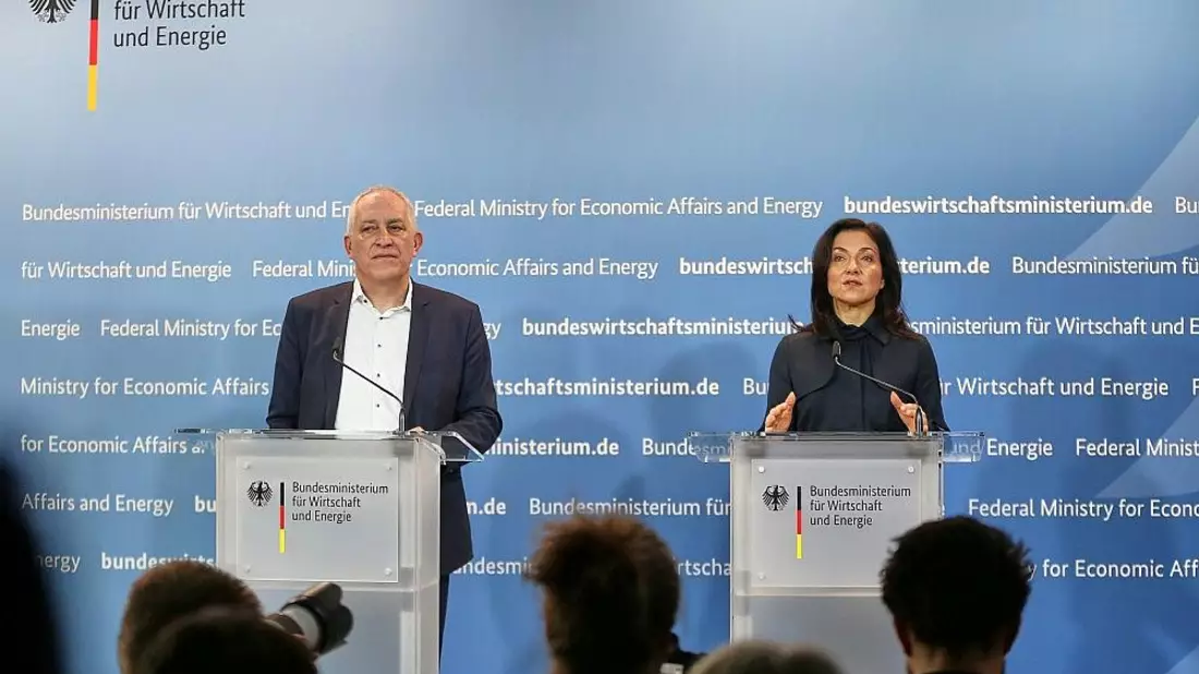 Jürgen Kerner und Katherina Reiche am 13.03.2026 - Bild: via dts Nachrichtenagentur
