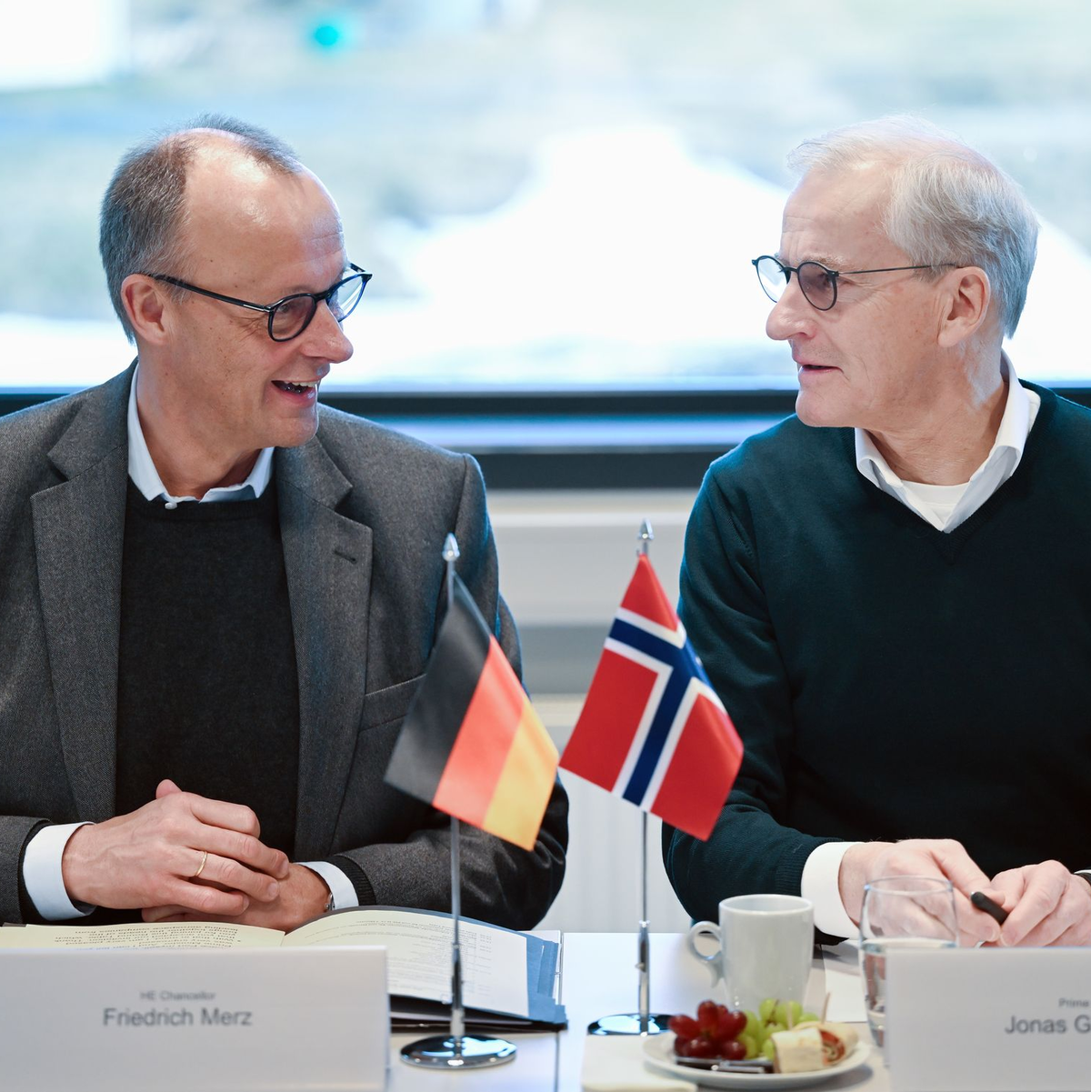 Der Iran-Krieg und die Folgen waren ein Thema beim Gespräch der beiden. - Foto: Soeren Stache/dpa