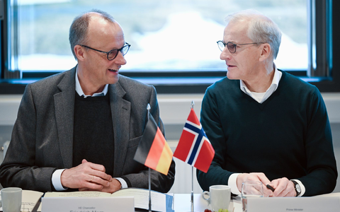 Der Iran-Krieg und die Folgen waren ein Thema beim Gespräch der beiden. - Foto: Soeren Stache/dpa