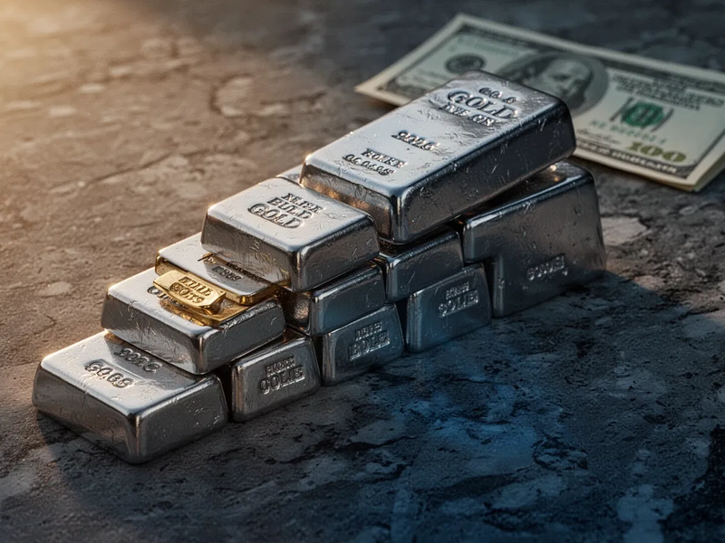 Silber: Dollar bremst Erholung - Foto: über boerse-global.de