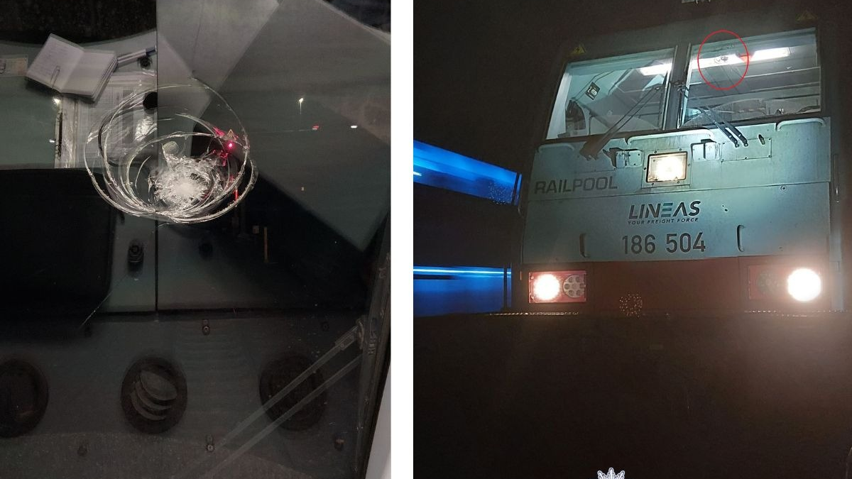 BPOL NRW: Unbekannter wirft Stein auf Güterzug - Bundespolizei bittet um Hinweise - Foto: presseportal.de