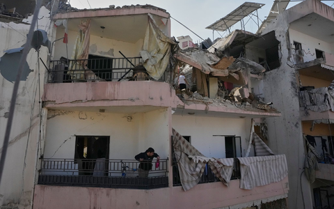 Die Zerstörungen im Libanon sind erheblich. - Foto: Mohammed Zaatari/AP/dpa