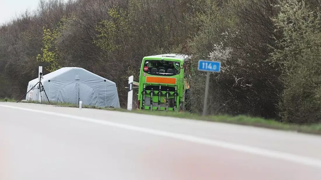 Unfall auf der A 9 bei Leipzig im Jahr 2024 (Archiv) - Bild: via dts Nachrichtenagentur