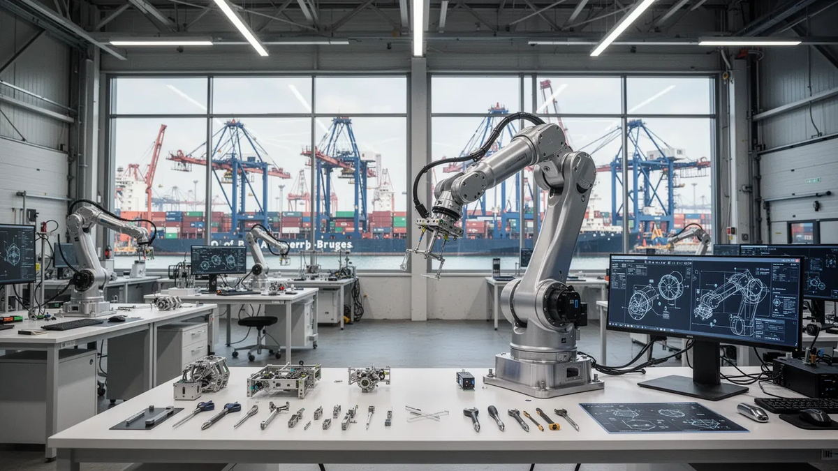 The Vessel: Europas erstes offenes Roboter-Labor im Hafen Antwerpen - Foto: über boerse-global.de