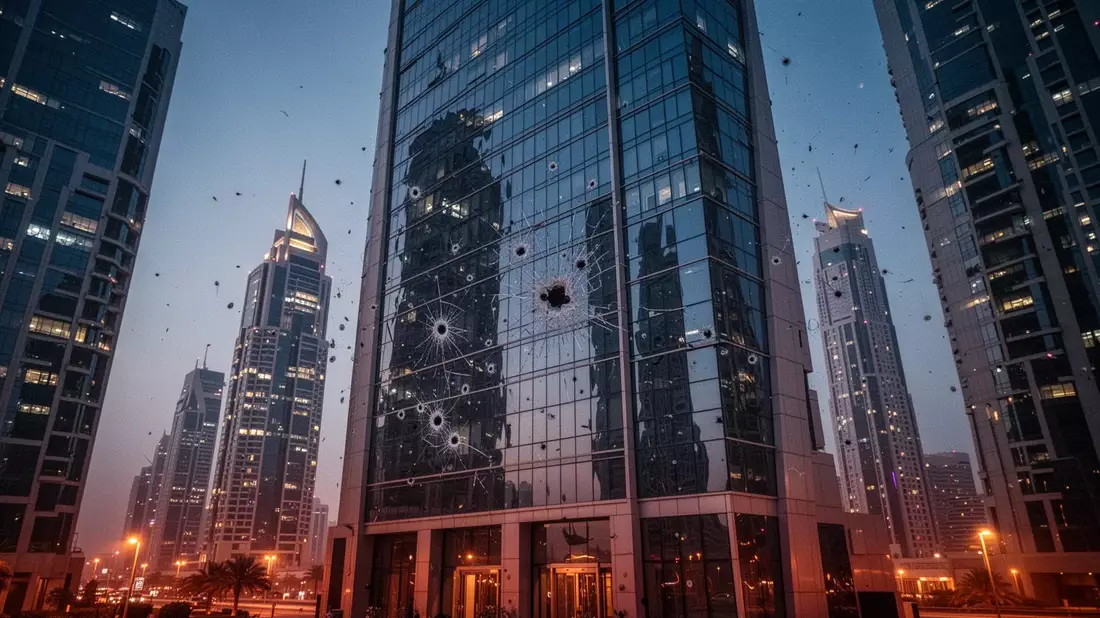 Dubai: Raketentrümmer treffen Wolkenkratzer-Fassaden - Bild: über boerse-global.de
