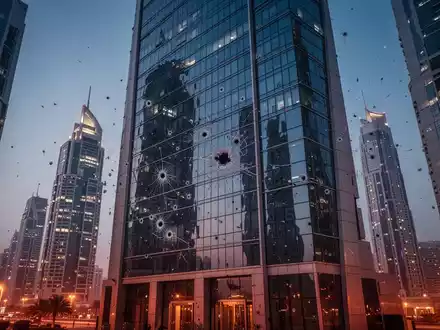 Dubai: Raketentrümmer treffen Wolkenkratzer-Fassaden - Foto: über boerse-global.de