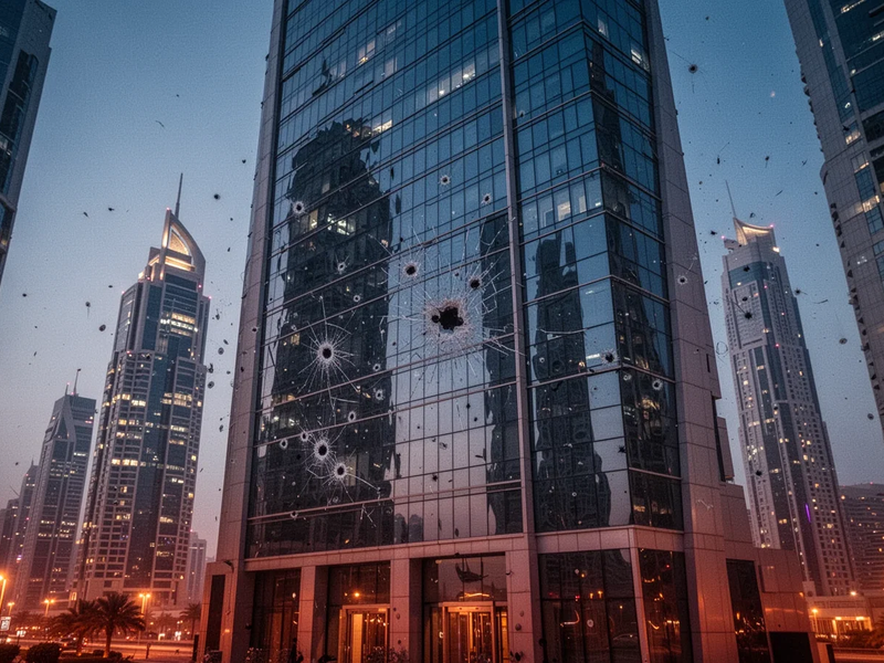 Dubai: Raketentrümmer treffen Wolkenkratzer-Fassaden - Foto: über boerse-global.de