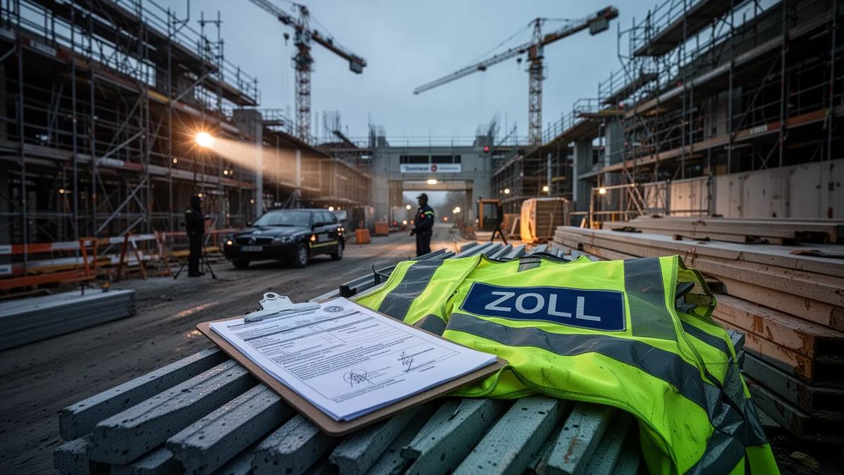 Finanzkontrolle Schwarzarbeit schlägt bundesweit im Baugewerbe zu - Foto: über boerse-global.de