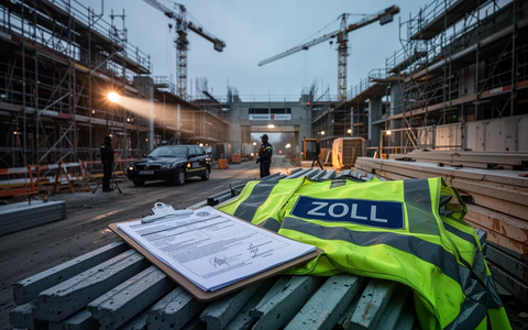 Finanzkontrolle Schwarzarbeit schlägt bundesweit im Baugewerbe zu - Foto: über boerse-global.de