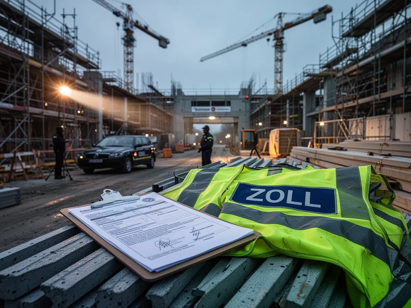 Finanzkontrolle Schwarzarbeit schlägt bundesweit im Baugewerbe zu - Foto: über boerse-global.de