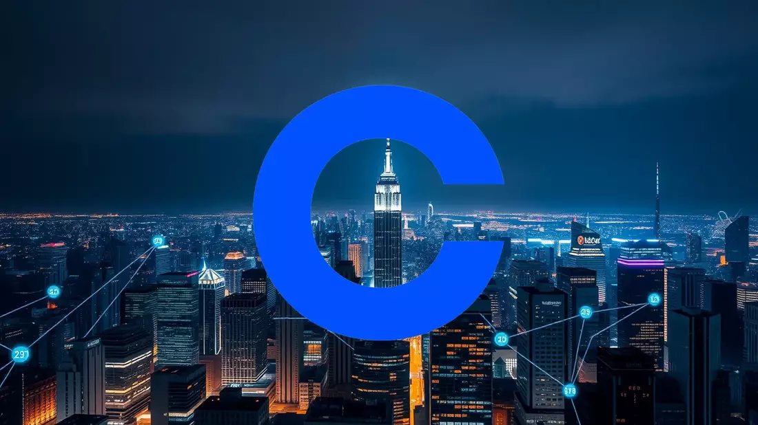 Coinbase: Un Cuarto Trimestre Discreto No Opaca su Transformación Estratégica Illustration mit AI erstellt übermittelt durch boerse-global.de