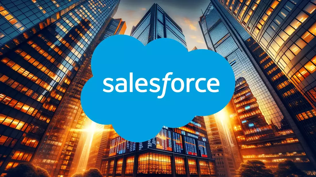 Salesforce's Bold Bet: Funding Share Buybacks with Debt Illustration mit AI erstellt übermittelt durch boerse-global.de