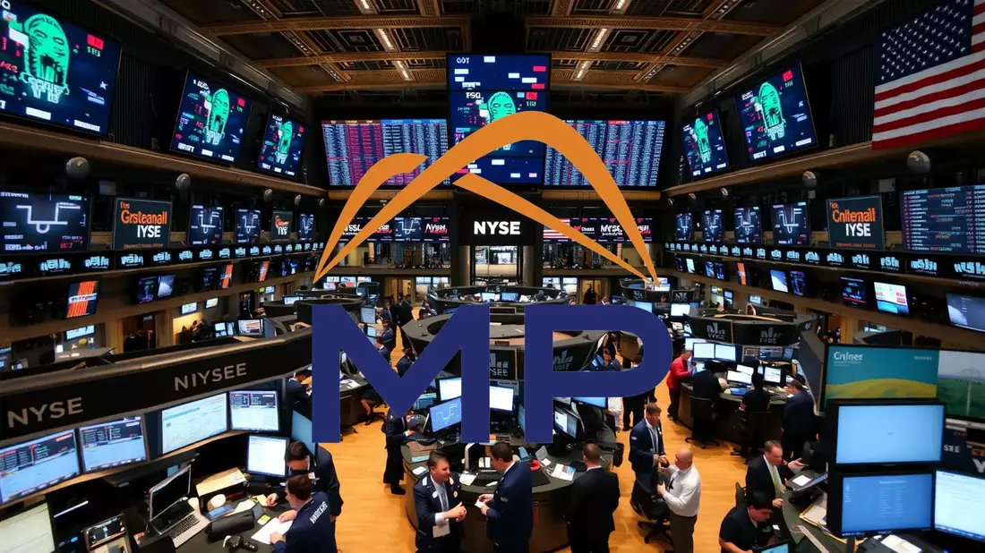 MP Materials: La presión macroeconómica lastra la cotización Illustration mit AI erstellt übermittelt durch boerse-global.de