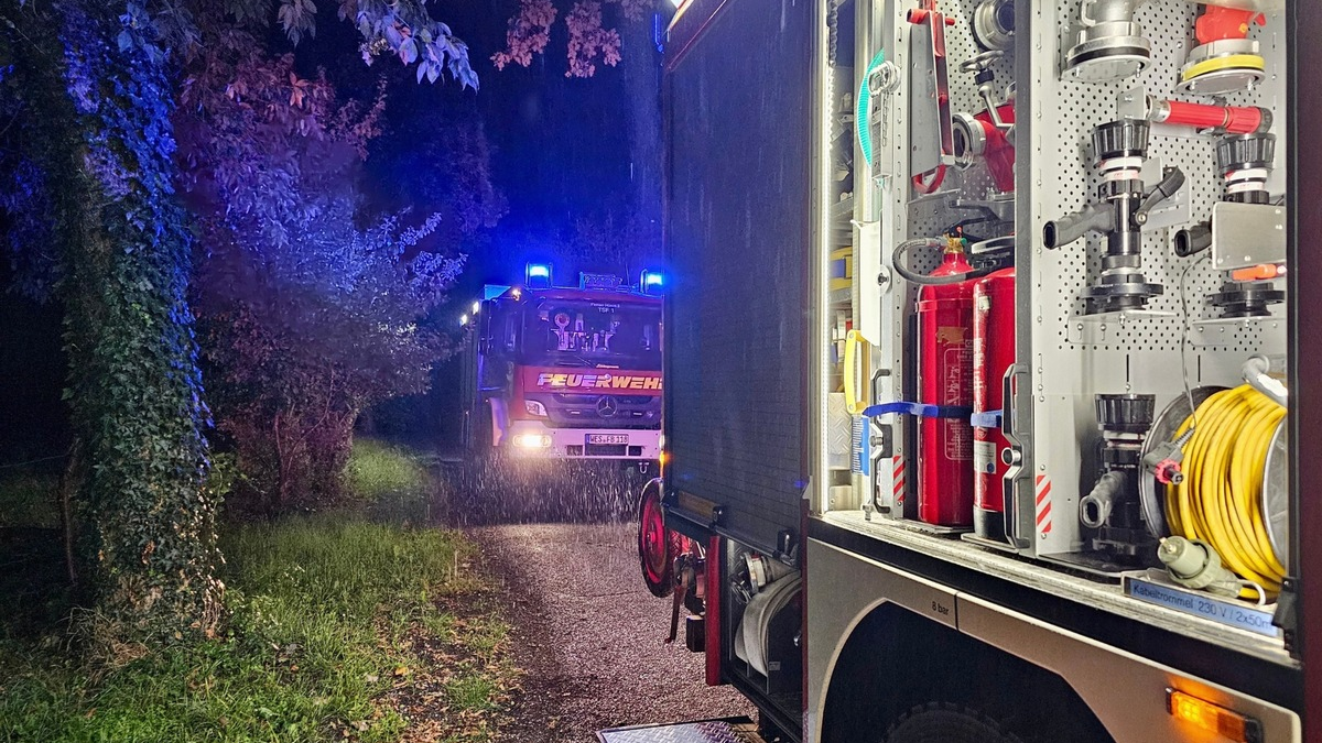 FW Hünxe: Verdächtiger Rauch in Bruckhausen - Foto: presseportal.de