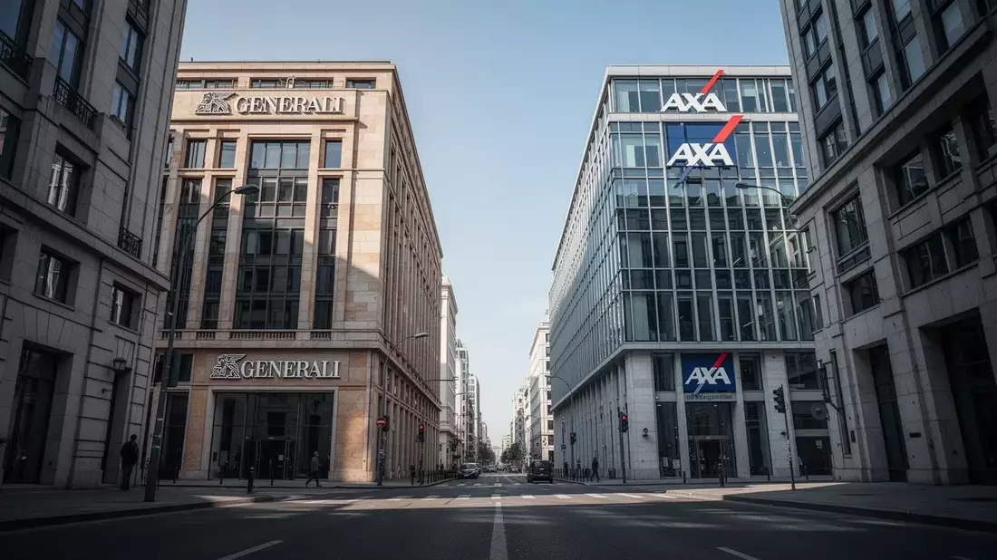 Axa Aktie: Generali greift an - Bild: über boerse-global.de