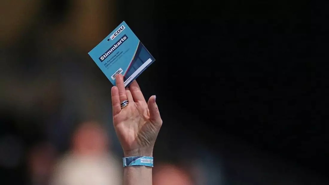 Abstimmung auf CDU-Parteitag (Archiv) - Bild: via dts Nachrichtenagentur