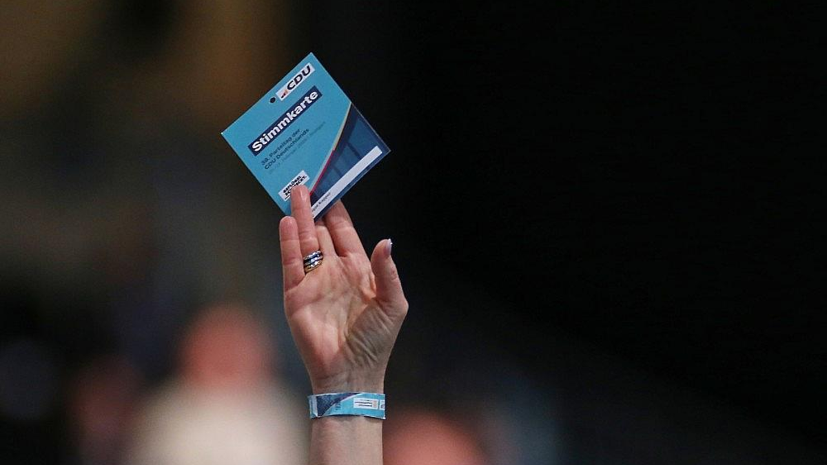 Abstimmung auf CDU-Parteitag (Archiv) - Foto: via dts Nachrichtenagentur