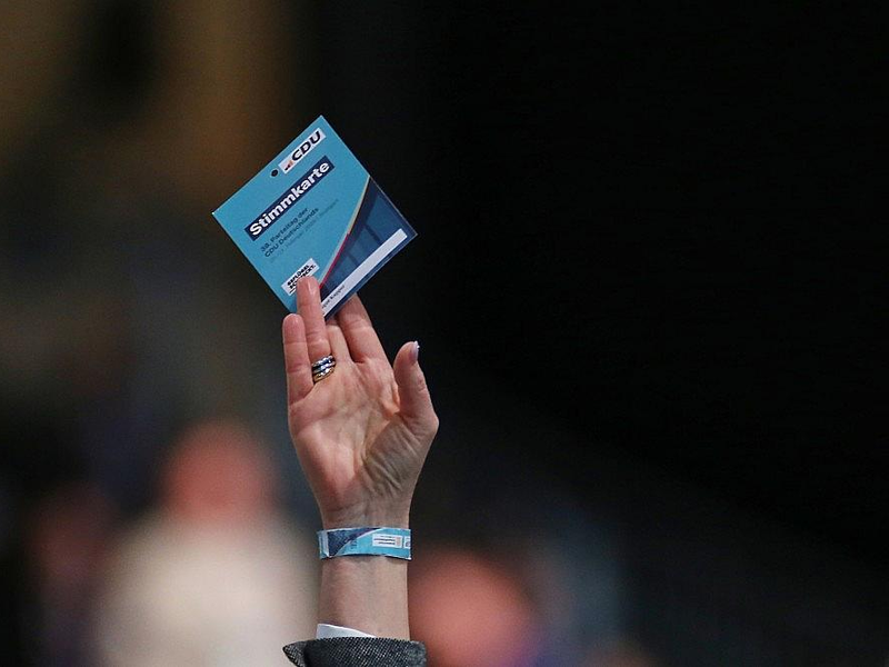 Abstimmung auf CDU-Parteitag (Archiv) - Foto: via dts Nachrichtenagentur