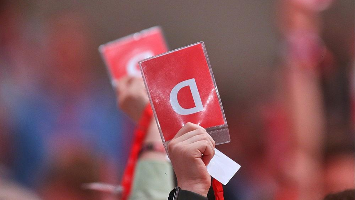 Abstimmung auf SPD-Parteitag (Archiv) - Foto: via dts Nachrichtenagentur