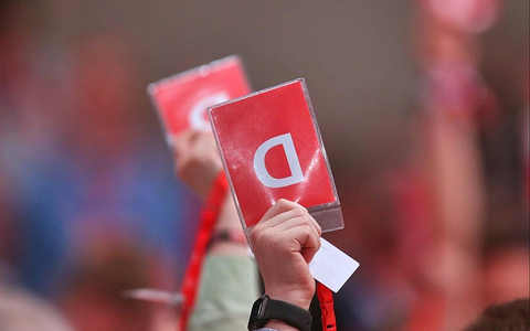 Abstimmung auf SPD-Parteitag (Archiv) - Foto: via dts Nachrichtenagentur