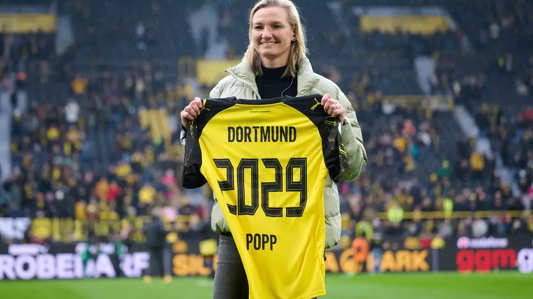 Ab Sommer im BVB-Trikot: Alexandra Popp. - Bild: Bernd Thissen/dpa