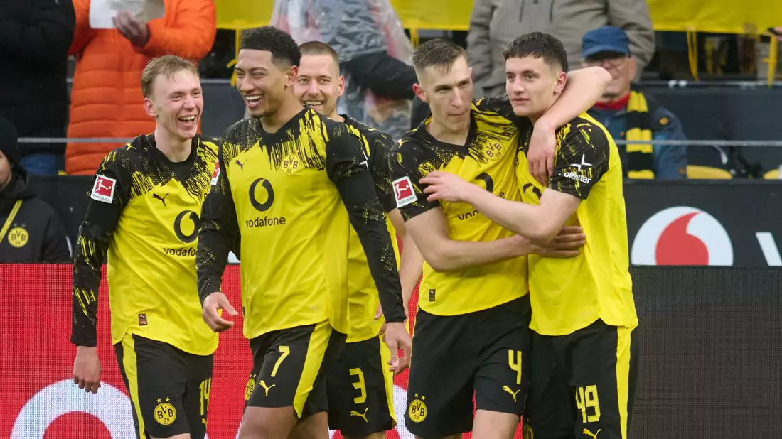 Die Dortmunder hatten Grund zur Freude. - Bild: Bernd Thissen/dpa