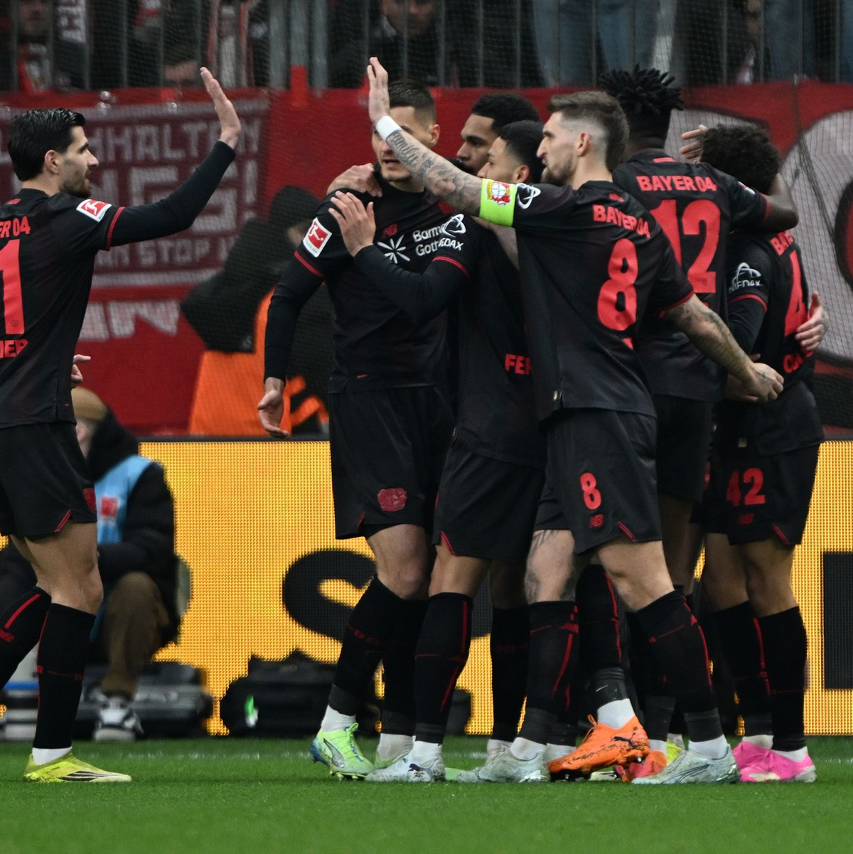 Lieferten ein starkes Spiel ab: Die Profis von Bayer Leverkusen. - Foto: Federico Gambarini/dpa