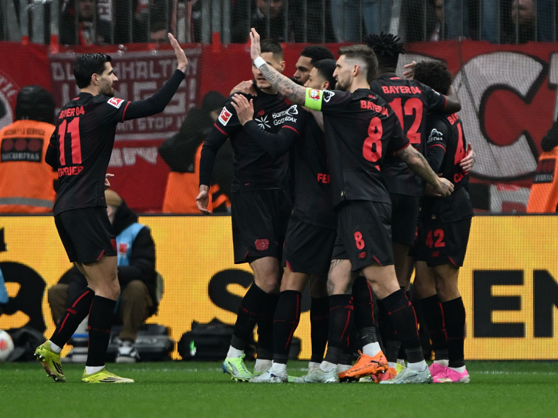 Lieferten ein starkes Spiel ab: Die Profis von Bayer Leverkusen. - Foto: Federico Gambarini/dpa