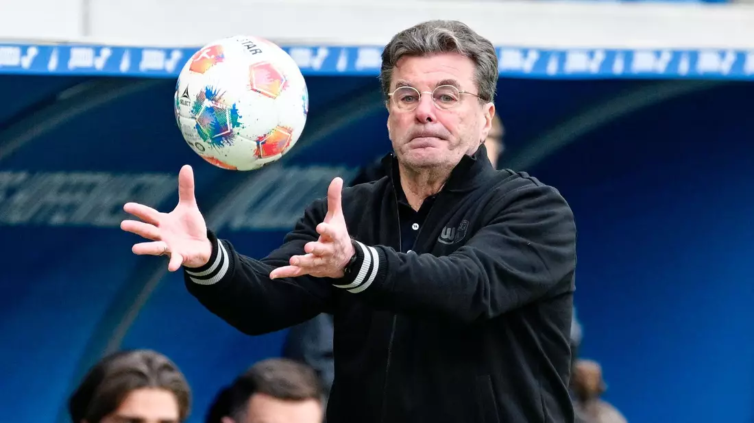Mit Dieter Hecking holt der VfL Wolfsburg bei Hoffenheim einen Punkt. - Bild: Uwe Anspach/dpa