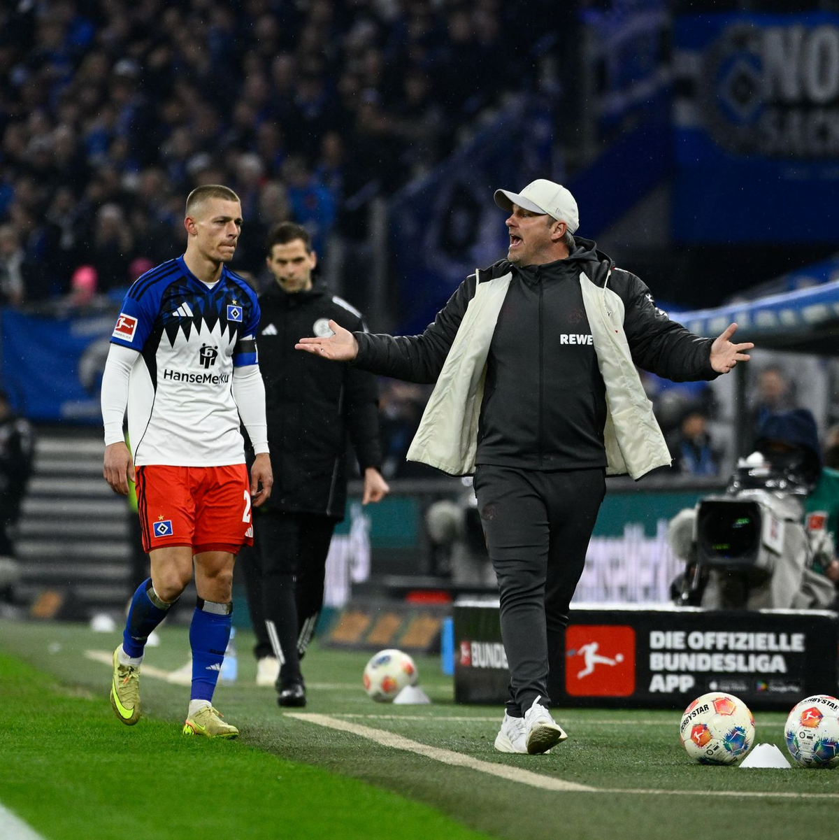  Trainer Lukas Kwasniok beim HSV.  - Foto: Gregor Fischer/dpa