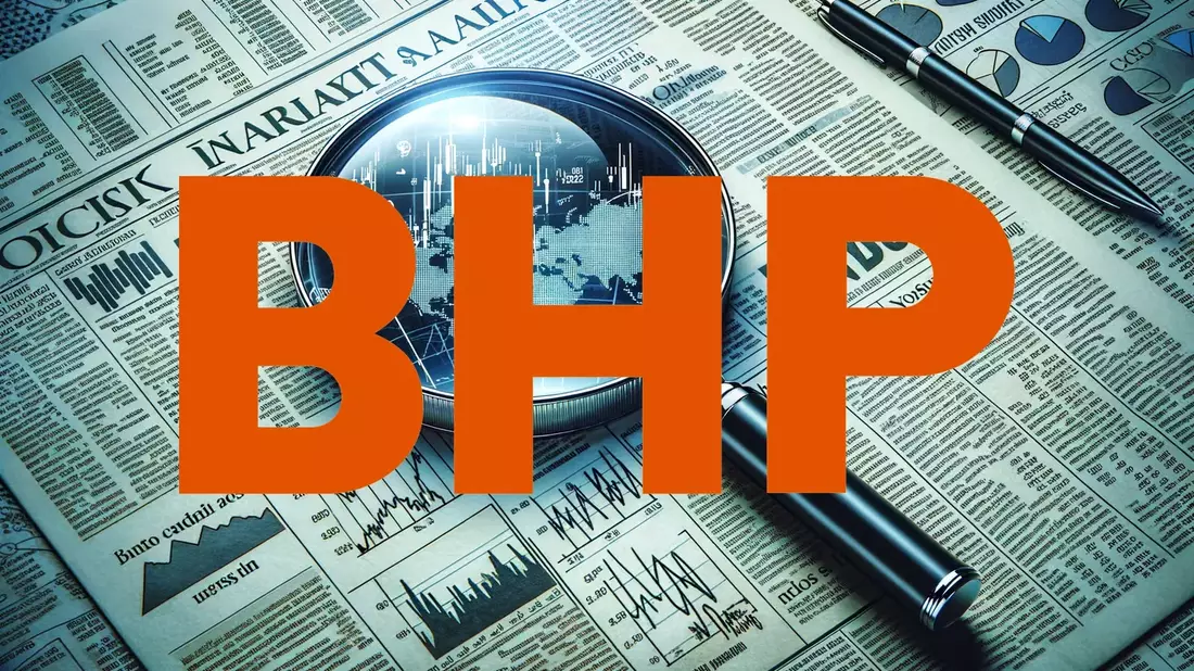 BHP Shares Face Pressure from Trade Tensions and Labor Uncertainty Illustration mit AI erstellt übermittelt durch boerse-global.de