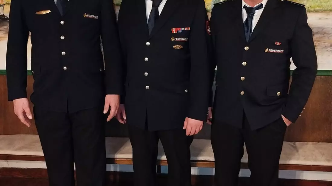 LRA-Ravensburg: Hauptversammlung der Feuerwehrabteilung Wangen-Leupolz Thomas Fischer bleibt Abteilungskommandant, Andreas Wagner ist sein neuer Stellvertreter - Bild: presseportal.de