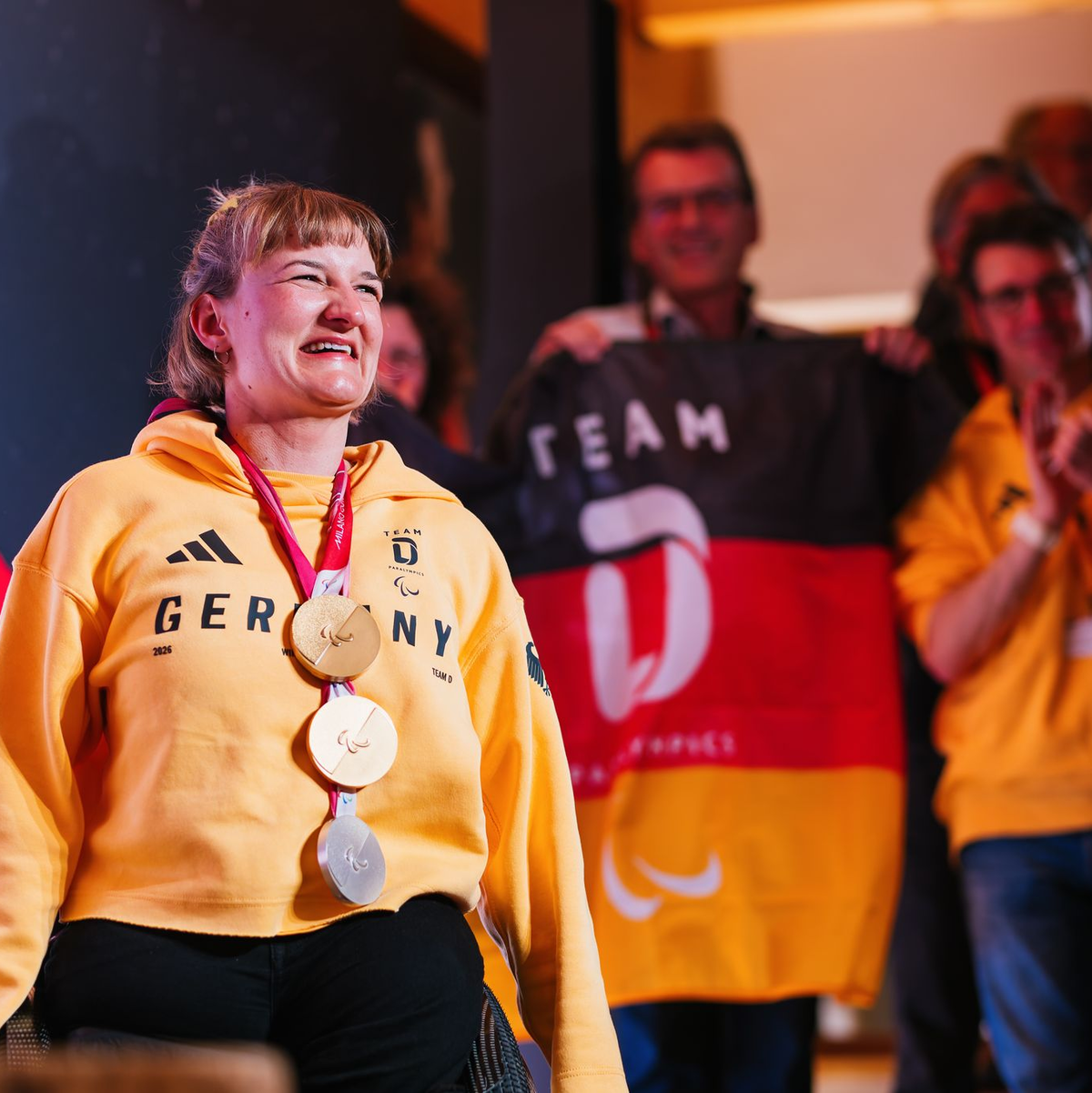 Zweimal Gold und einmal Silber: Anna-Lena Forster. - Foto: Philipp von Ditfurth/dpa