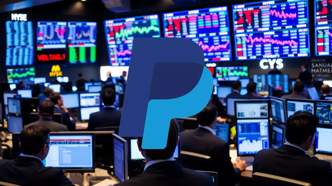 PayPal: Una Tormenta Perfecta Sacude al Gigante de los Pagos Illustration mit AI erstellt übermittelt durch boerse-global.de
