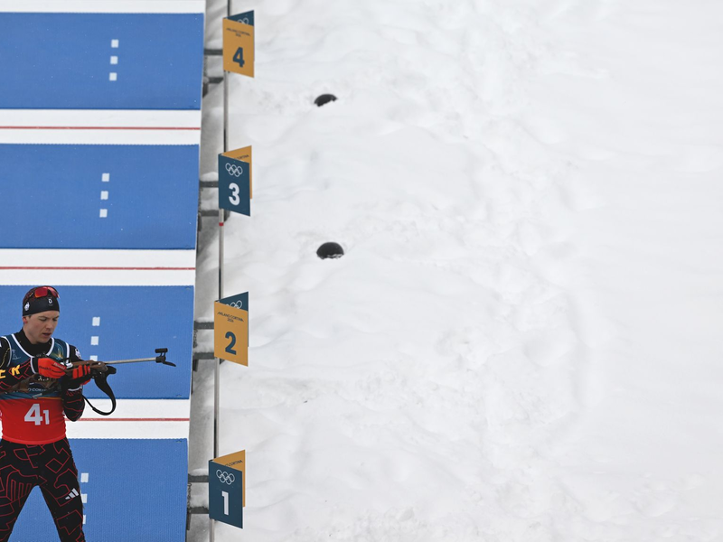 Justus Strelow patzte so oft wie nie zuvor am Schießstand. (Archivbild) - Foto: Hendrik Schmidt/dpa