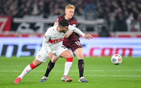 Hier geblieben: Leipzigs Nicolas Seiwald (r) verfolgt VfB-StĂĽrmer Deniz Undav, der nach der Pause trifft. - Foto: Harry Langer/dpa Hier geblieben: Leipzigs Nicolas Seiwald (r) verfolgt VfB-StĂĽrmer Deniz Undav, der nach der Pause trifft. - Foto: Harry Langer/dpa