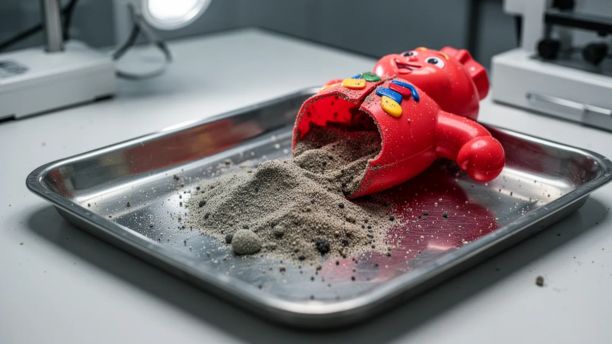 Asbest-Alarm: Giftiger Spielsand in Kinder-Spielzeug entdeckt - Foto: über boerse-global.de