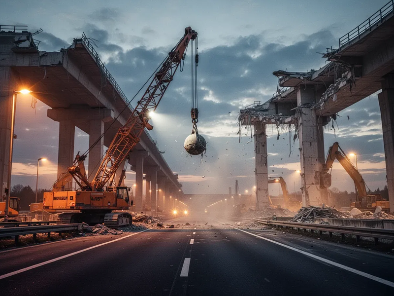 A9: Brückensprengung in Bayreuth beendet, neue Sperrung bei Halle beginnt - Foto: über boerse-global.de