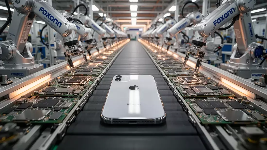 Foxconn verlagert iPhone-Produktion massiv nach Indien - Bild: über boerse-global.de