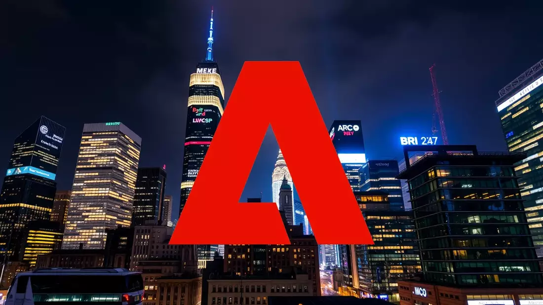 Adobe: Un cambio en la cúpula directiva empaña unos resultados sólidos Illustration mit AI erstellt übermittelt durch boerse-global.de