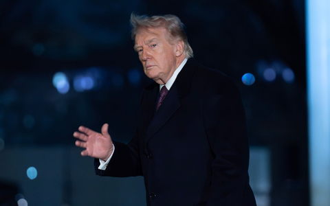 US-Präsident Trump droht den Nato-Verbündeten.  - Foto: Jose Luis Magana/AP/dpa