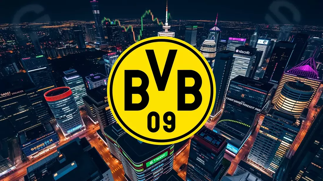 Borussia Dortmund Shares Gain Ground on Champions League Prospects Illustration mit AI erstellt übermittelt durch boerse-global.de