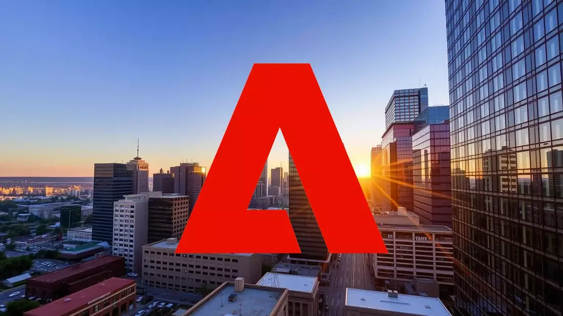 Adobe: Resultados Sólidos en un Momento de Incertidumbre Illustration mit AI erstellt übermittelt durch boerse-global.de