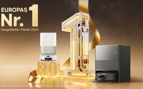 Dreame wird 2025 Europas Nr. 1 bei Saugrobotern nach Stückzahl - Foto: presseportal.de